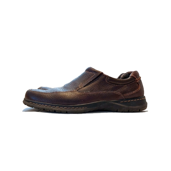 Dockers® Mens Brown Leather Slip-On Shoes Size 13M #090-9679 main image 4